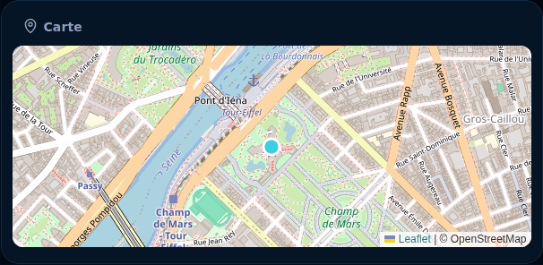 Aperçu : Carte
